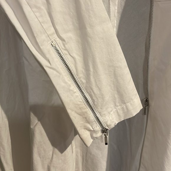Zoey white zipper tunic size medium women’s - Picture 5 of 8